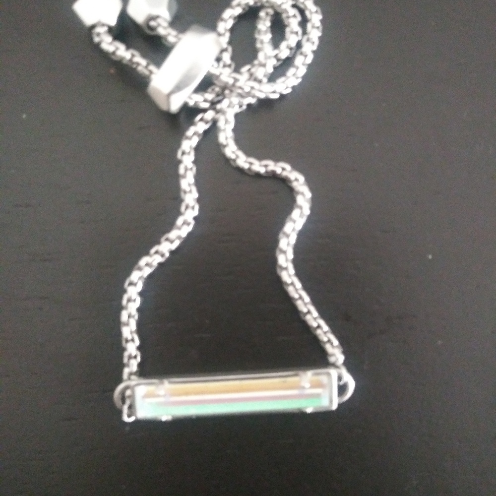 Stan Adjustable Dichoric Glass Bracelet